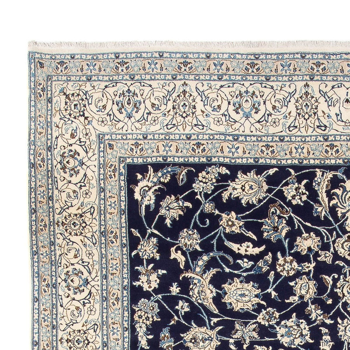 Tappeto Persero - Nain - 405 x 292 cm - blu scuro