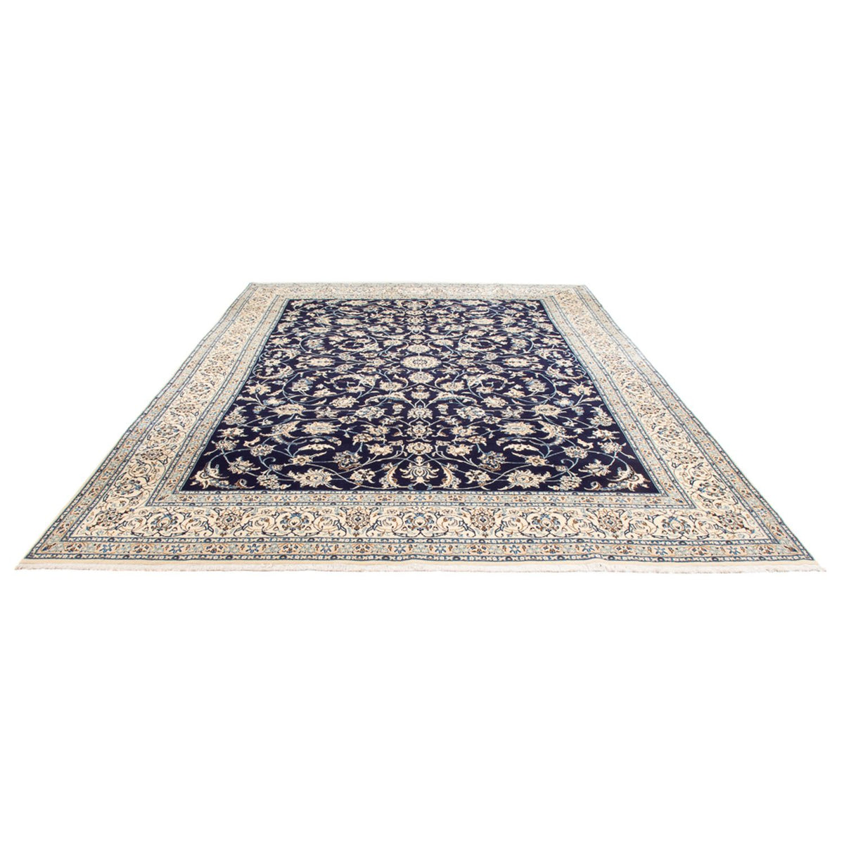Tappeto Persero - Nain - 405 x 292 cm - blu scuro