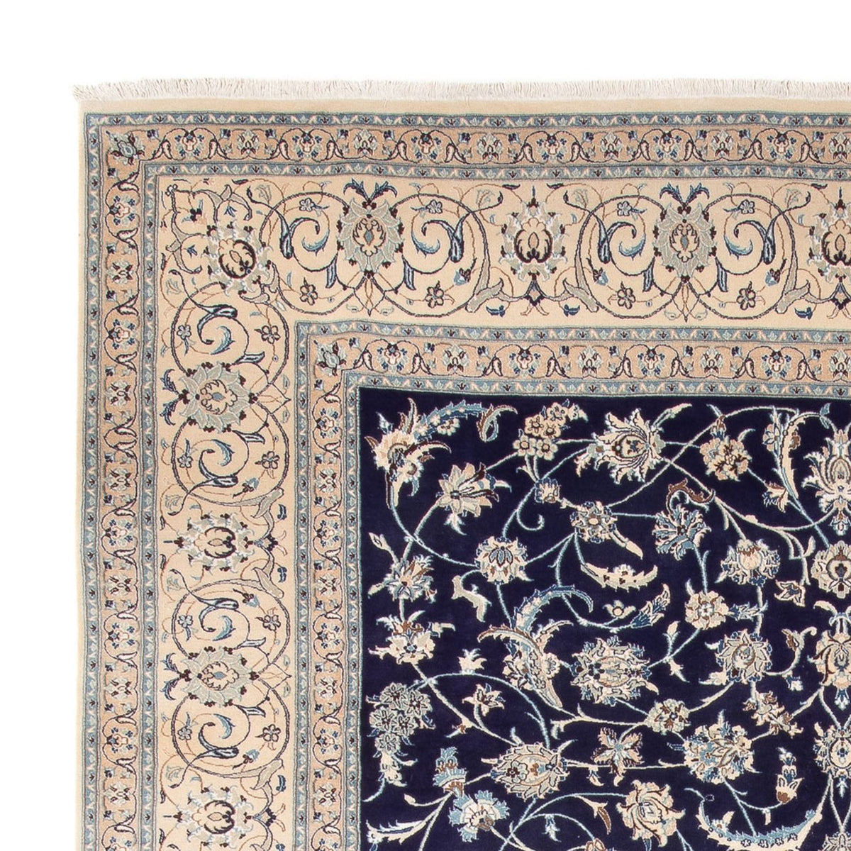 Tappeto Persero - Nain - 390 x 295 cm - blu scuro