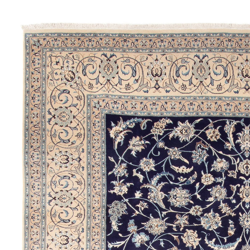 Tappeto Persero - Nain - 390 x 295 cm - blu scuro
