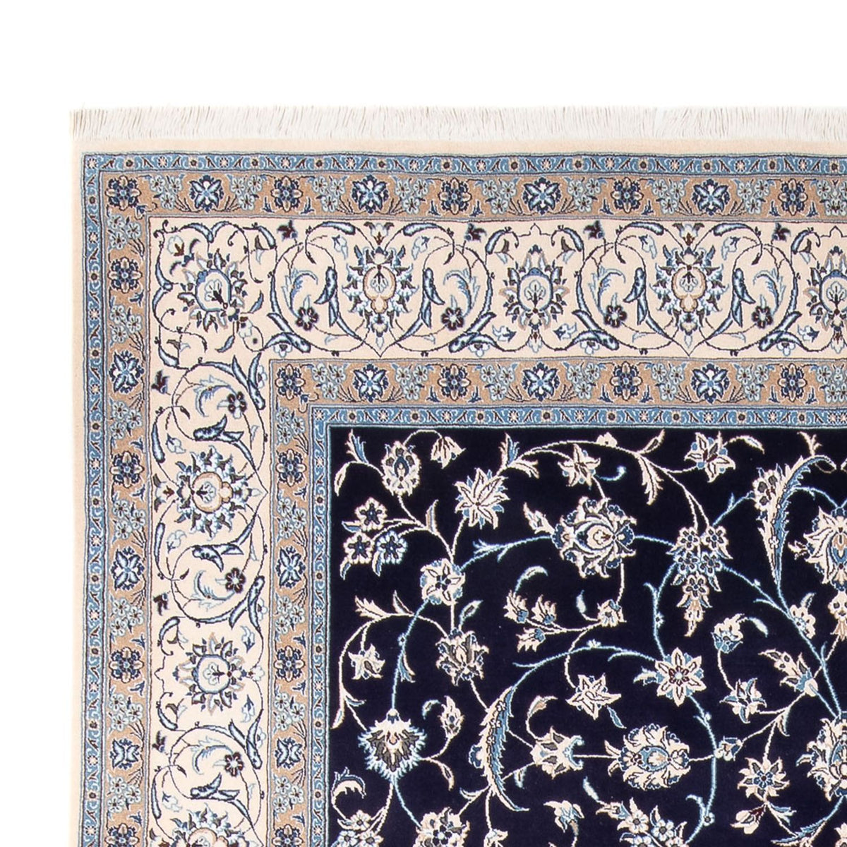 Tappeto Persero - Nain - 354 x 247 cm - blu scuro