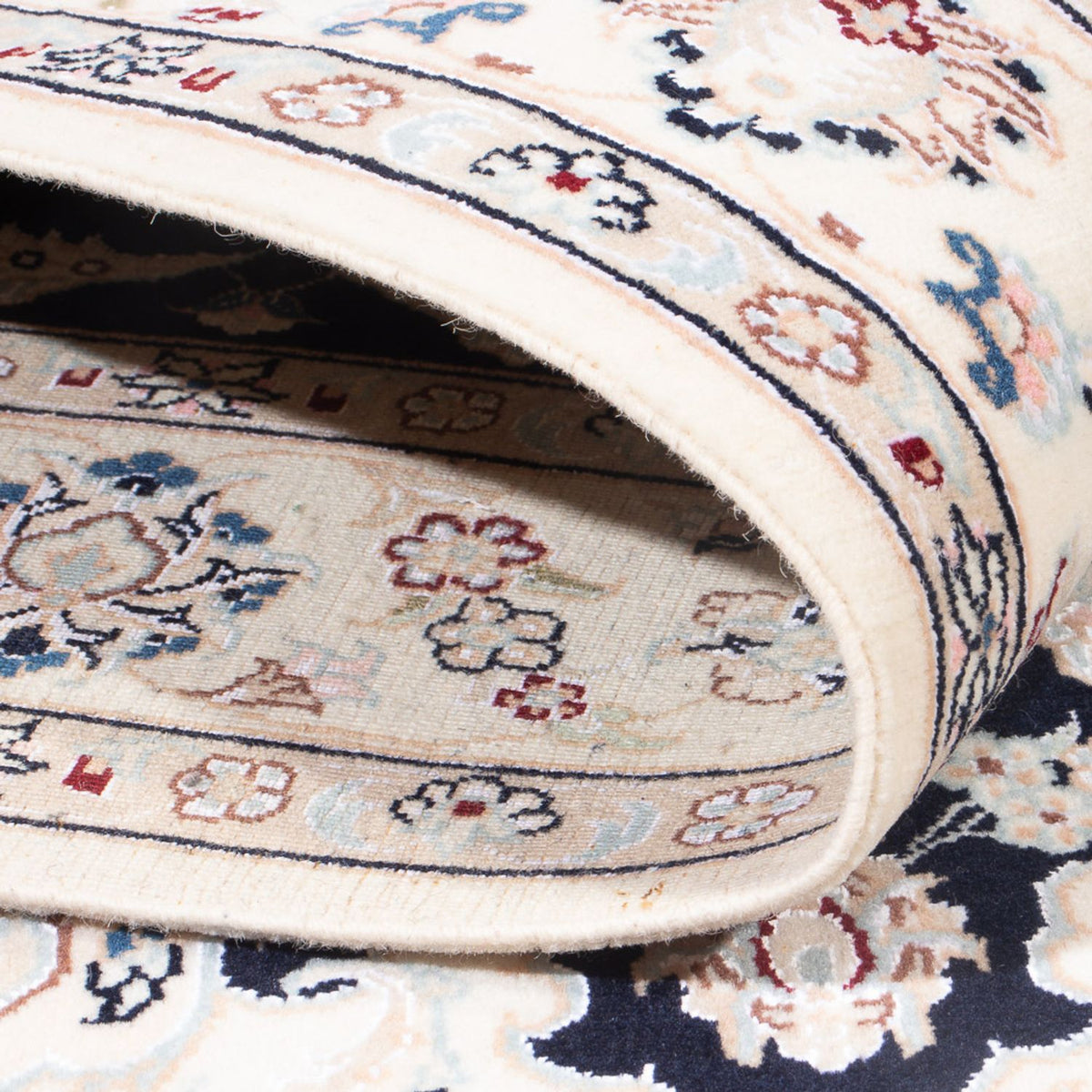 Tappeto Persero - Nain - Premio - 164 x 108 cm - blu scuro