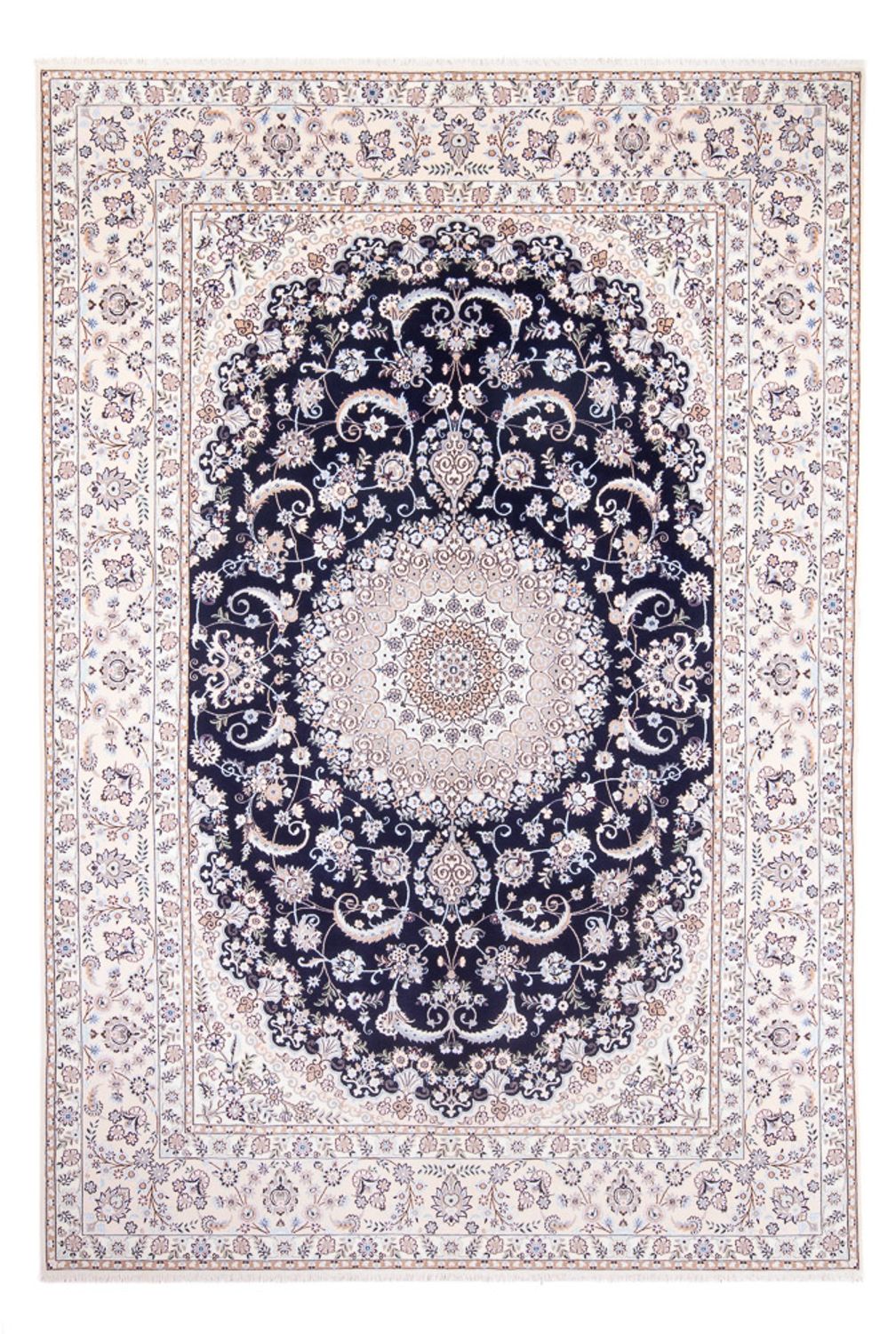 Tappeto Persero - Nain - Premio - 306 x 207 cm - blu scuro