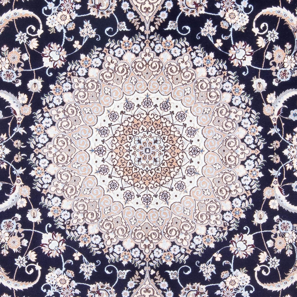 Tappeto Persero - Nain - Premio - 306 x 207 cm - blu scuro