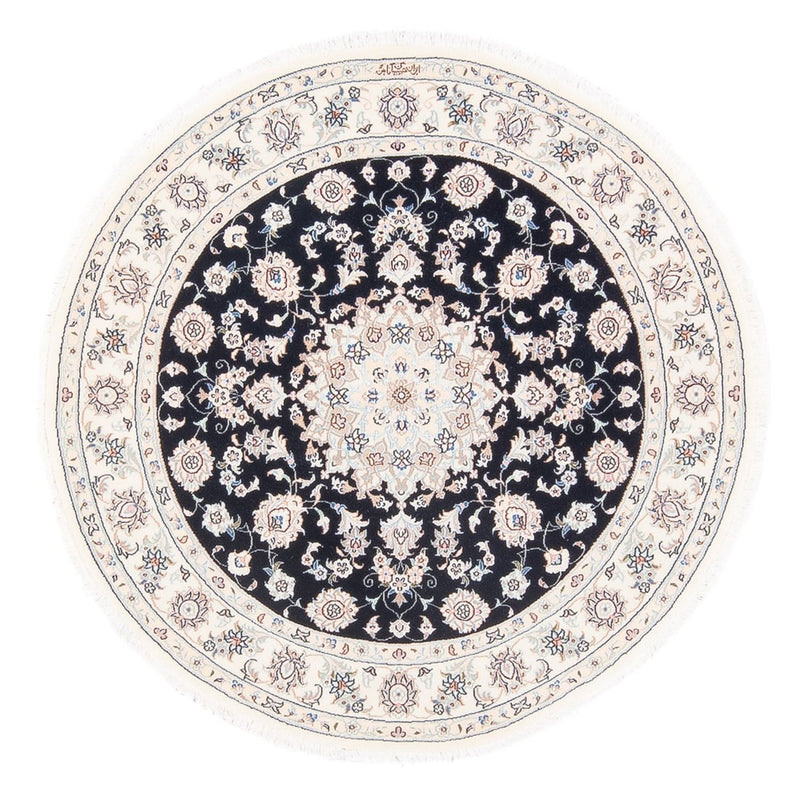 Tappeto Persero - Nain - Premio rotondo  - 105 x 104 cm - blu scuro