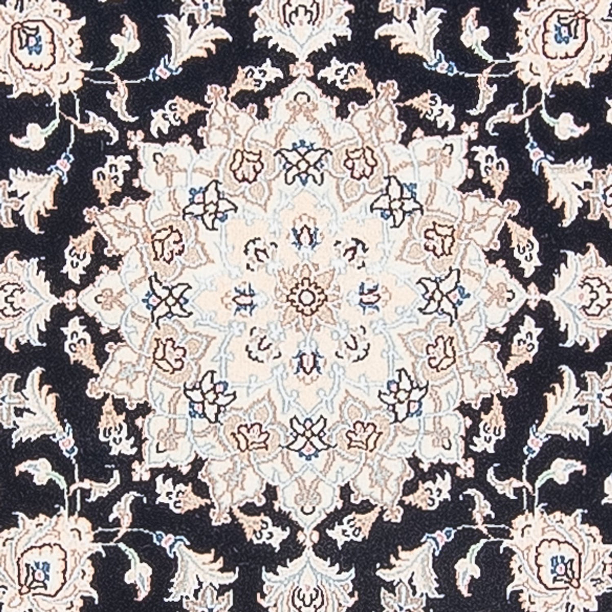 Tappeto Persero - Nain - Premio rotondo  - 105 x 104 cm - blu scuro
