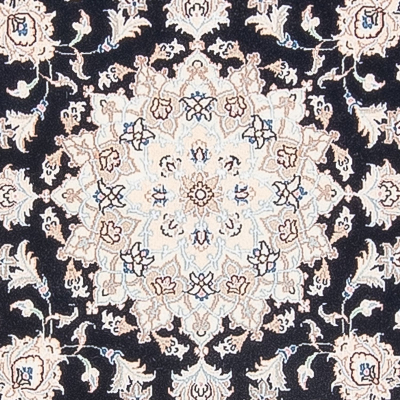 Tappeto Persero - Nain - Premio rotondo  - 105 x 104 cm - blu scuro