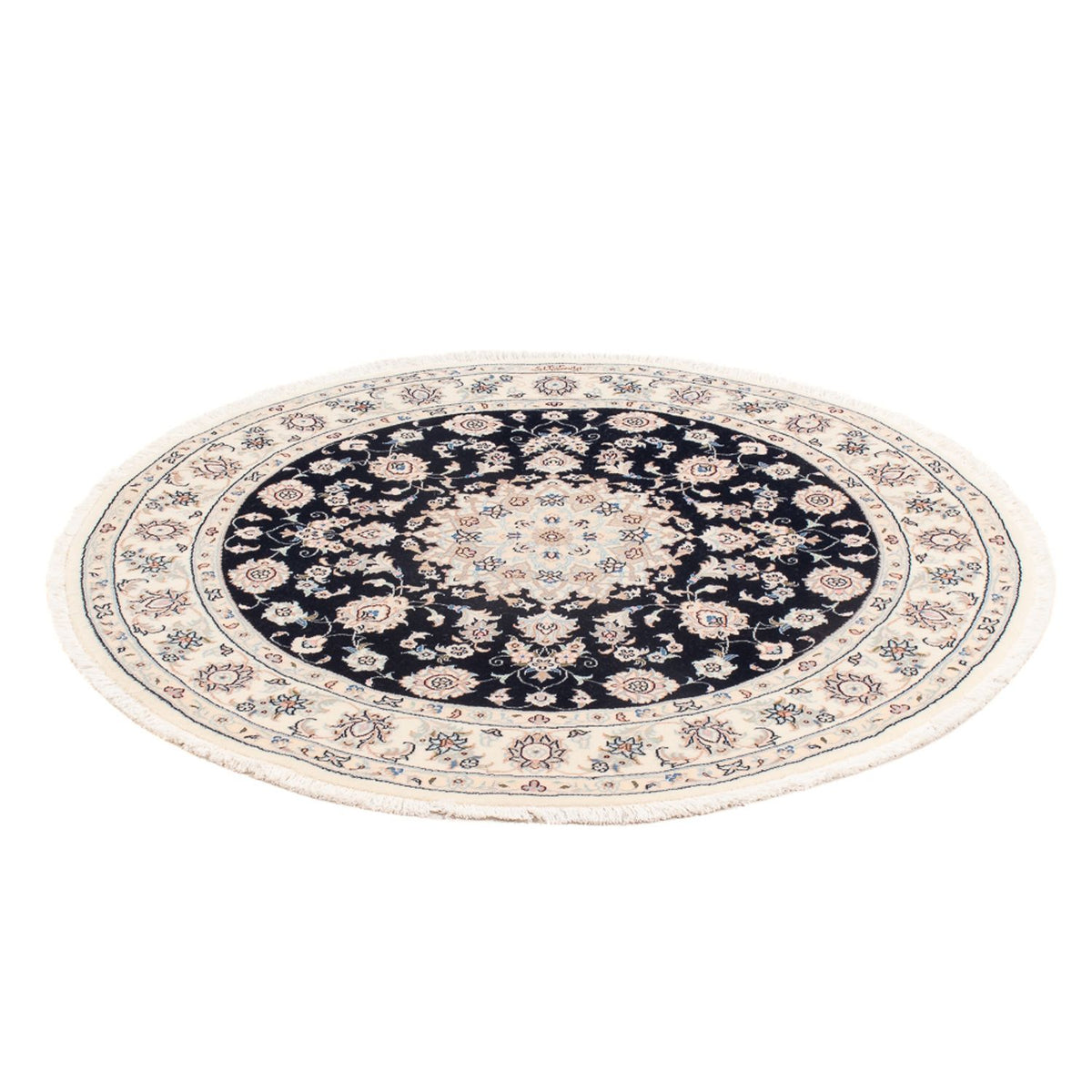 Tappeto Persero - Nain - Premio rotondo  - 105 x 104 cm - blu scuro