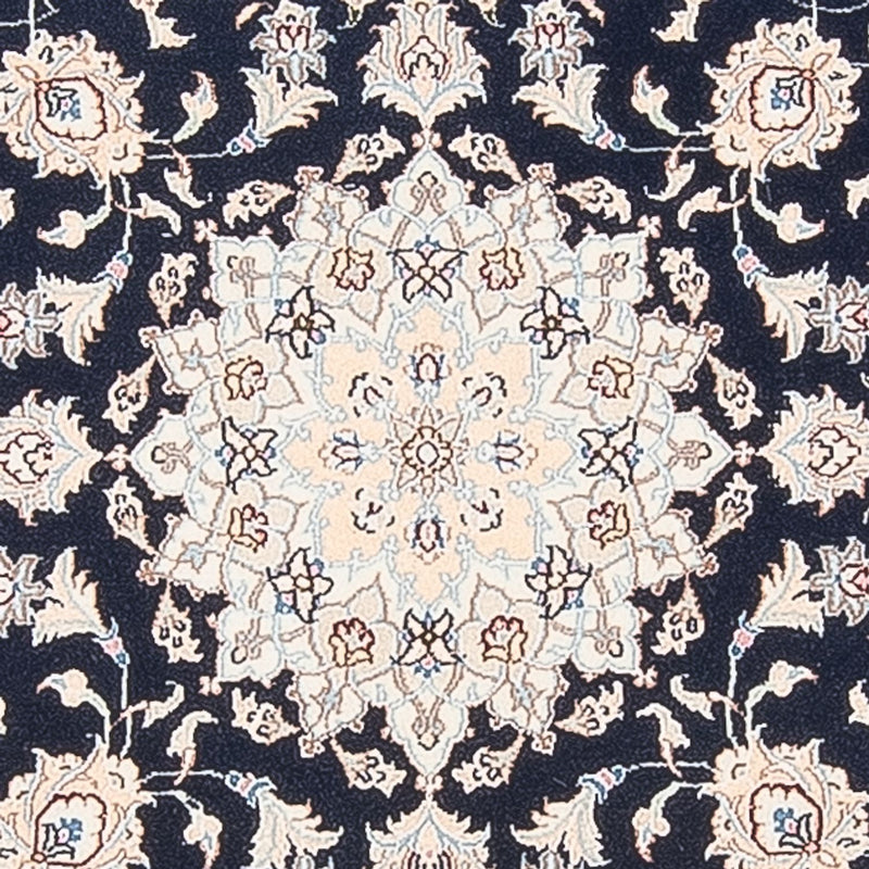 Tappeto Persero - Nain - Premio rotondo  - 111 x 105 cm - blu scuro
