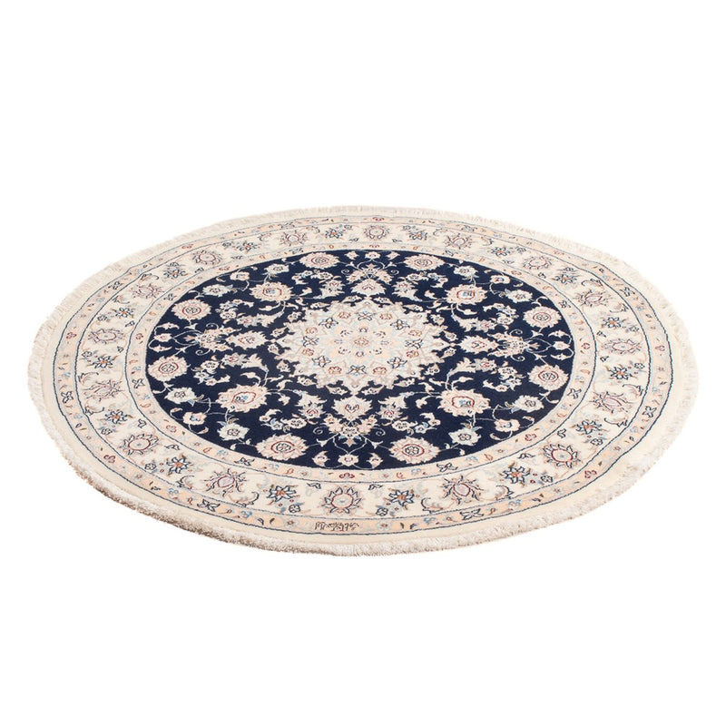 Tappeto Persero - Nain - Premio rotondo  - 111 x 105 cm - blu scuro