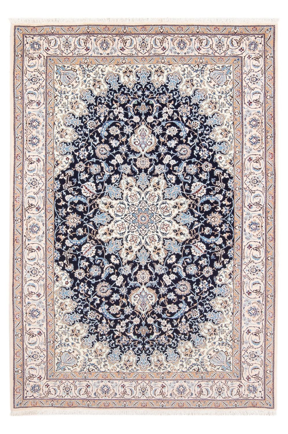 Tappeto Persero - Nain - Premio - 198 x 130 cm - blu scuro
