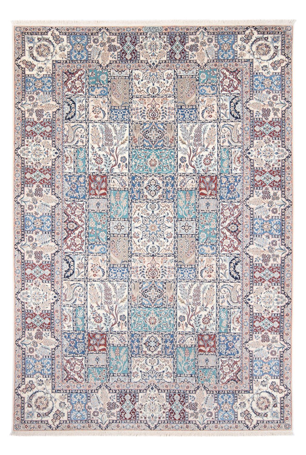Tappeto Persero - Nain - Premio - 292 x 197 cm - multicolore