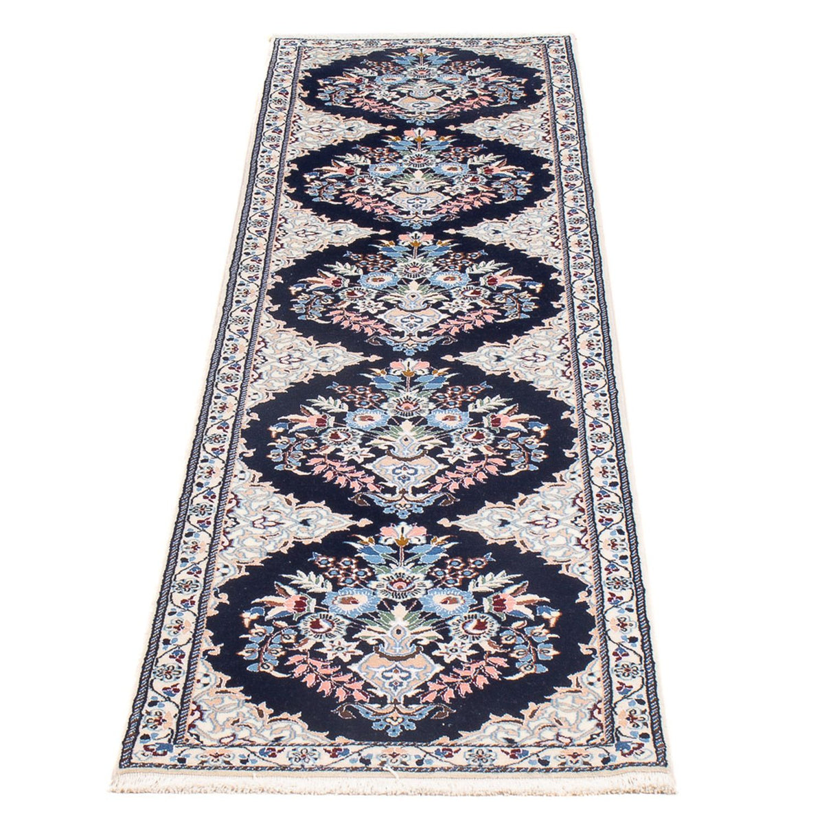 Tappeto corsia Tappeto Persero - Nain - Premio - 202 x 46 cm - blu scuro