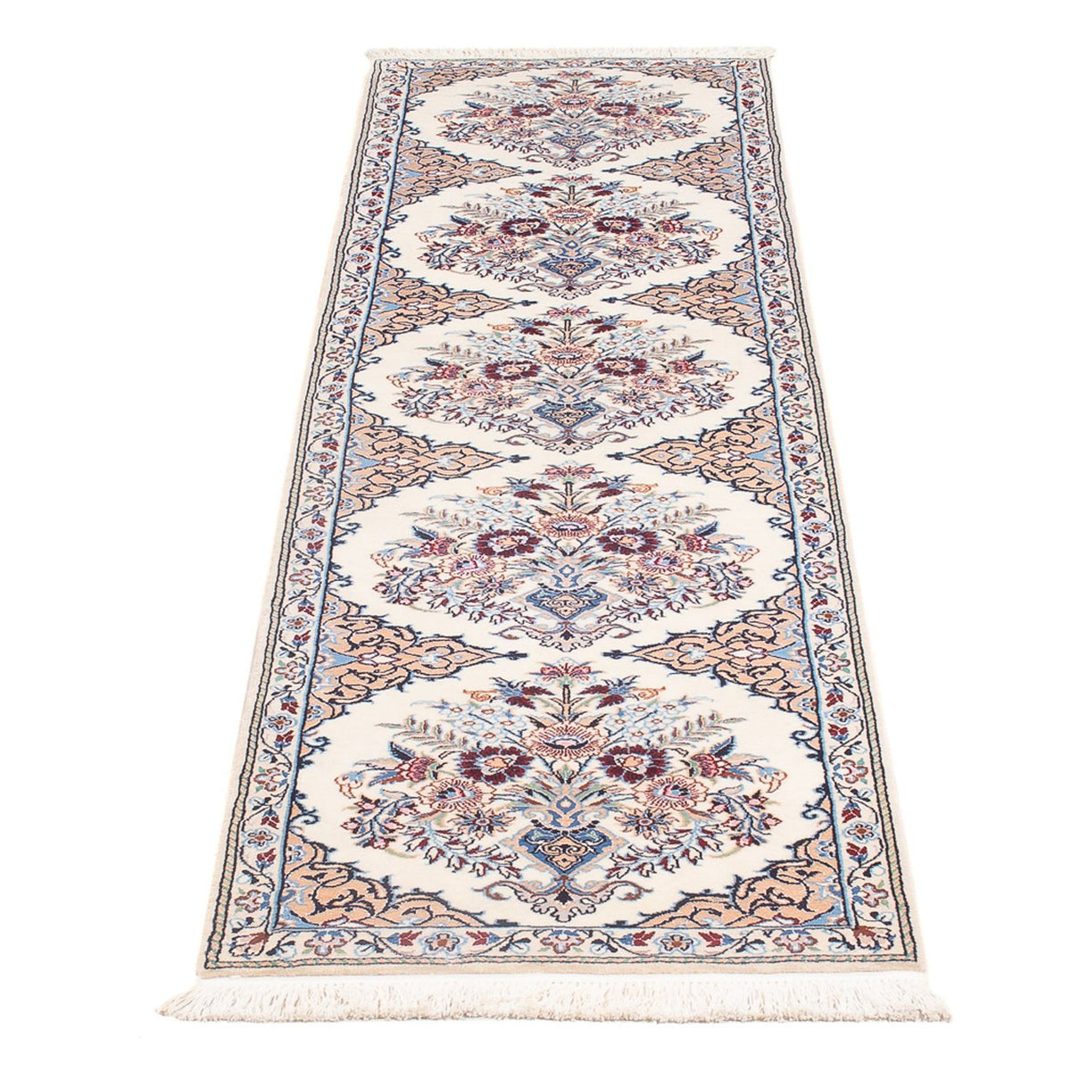 Tappeto corsia Tappeto Persero - Nain - Premio - 203 x 48 cm - crema