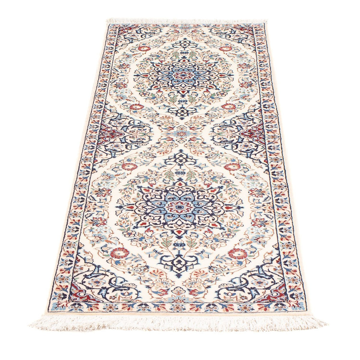 Tappeto corsia Tappeto Persero - Nain - Premio - 153 x 46 cm - crema