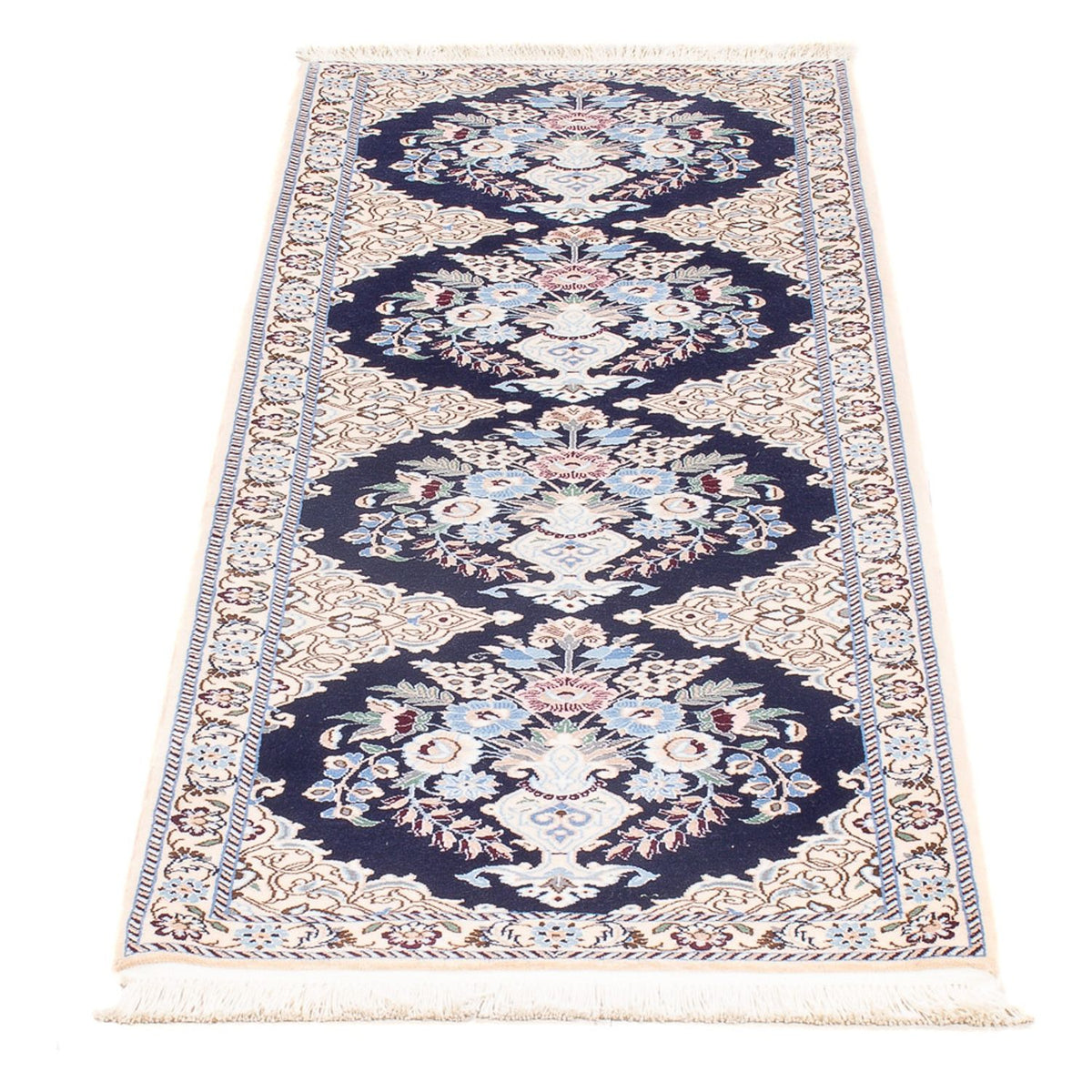 Tappeto corsia Tappeto Persero - Nain - Premio - 156 x 50 cm - blu scuro