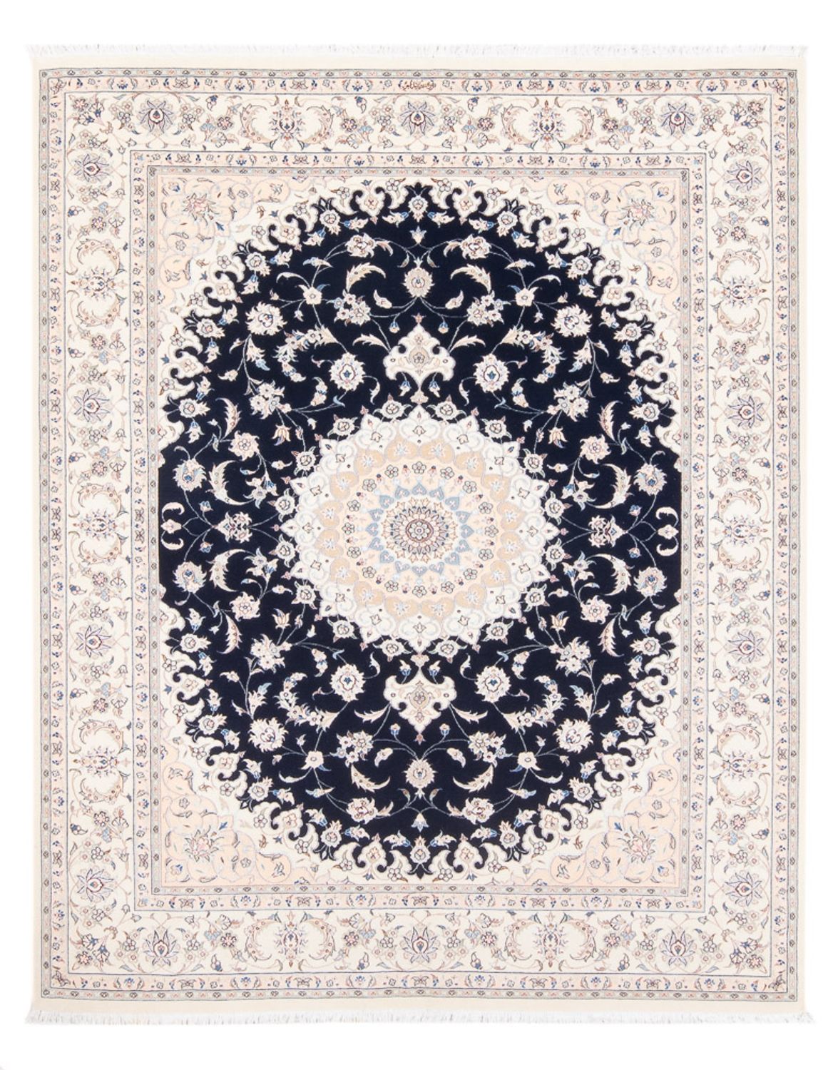 Tappeto Persero - Nain - Premio - 198 x 132 cm - blu scuro