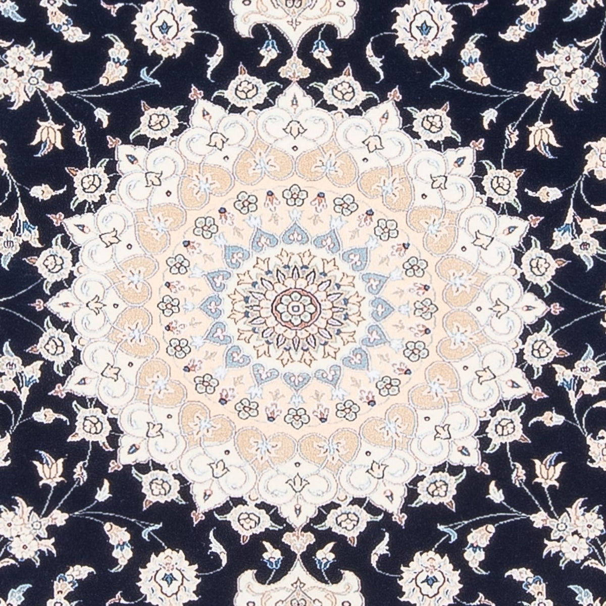 Tappeto Persero - Nain - Premio - 198 x 132 cm - blu scuro