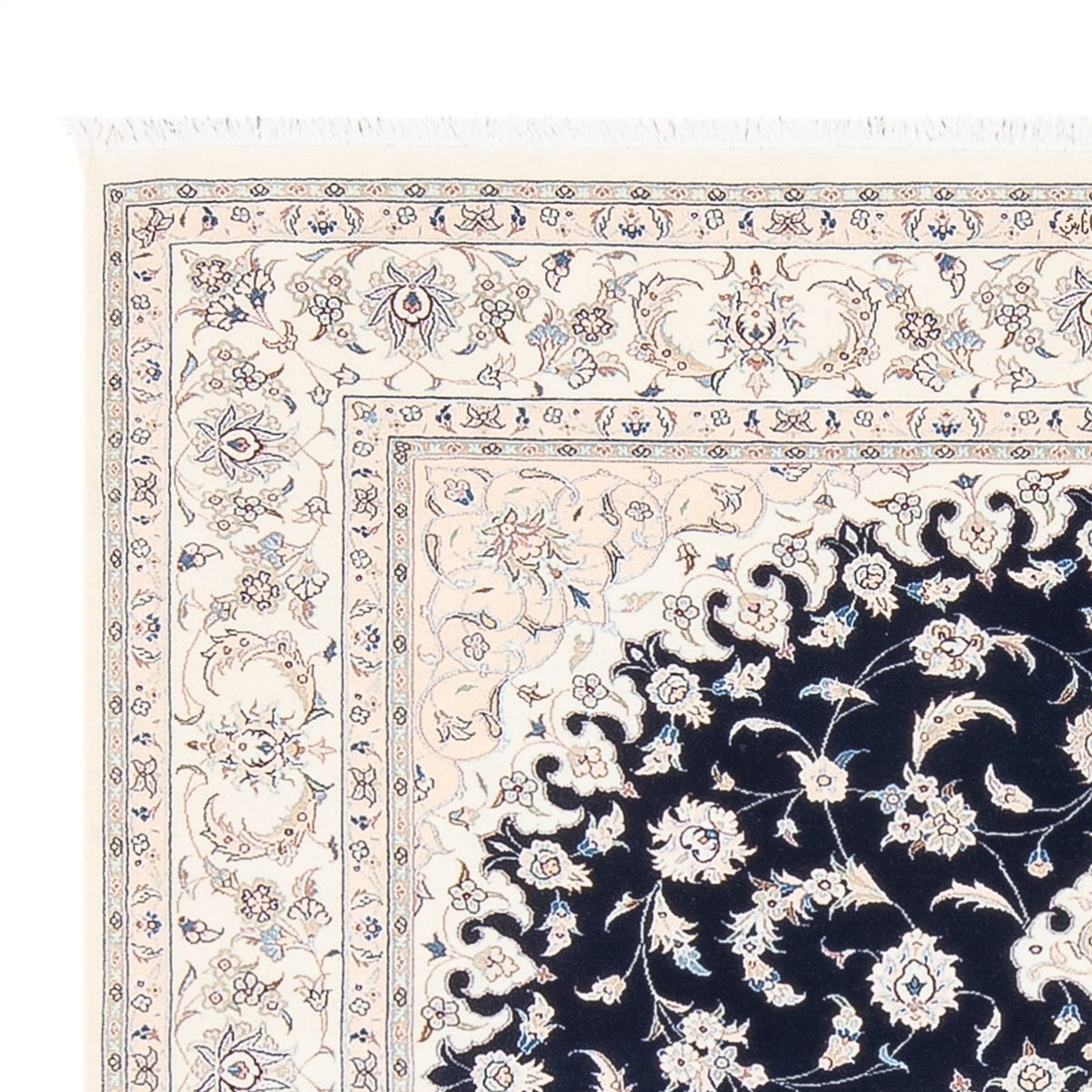 Tappeto Persero - Nain - Premio - 198 x 132 cm - blu scuro