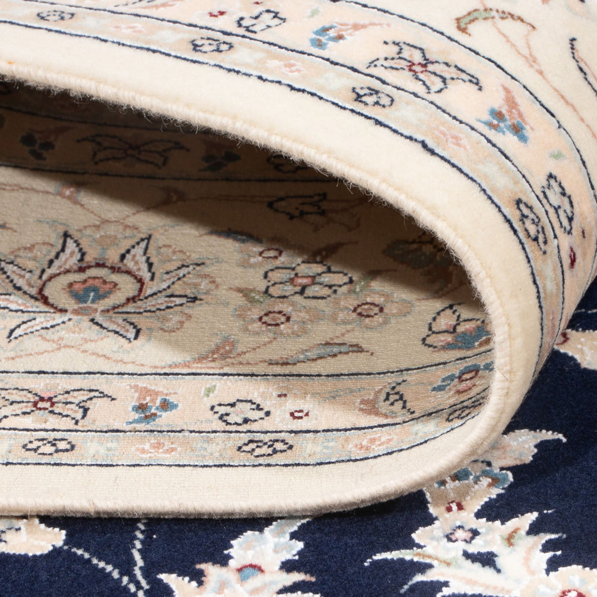 Tappeto Persero - Nain - Premio - 198 x 132 cm - blu scuro