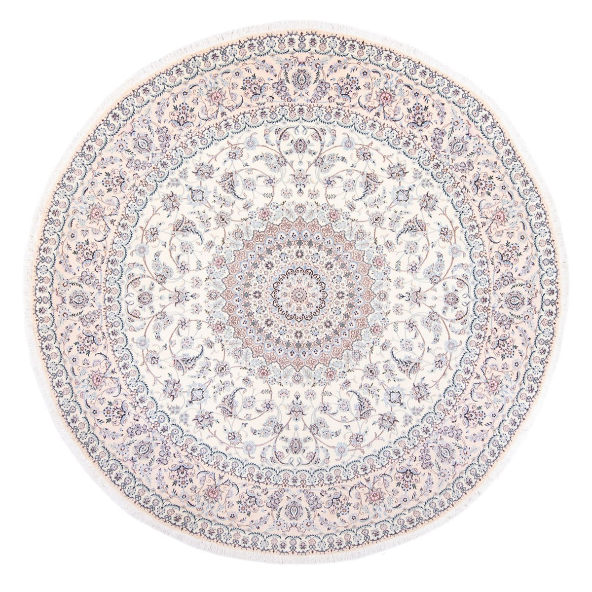 Tappeto Persero - Nain - Premio rotondo  - 247 x 247 cm - crema