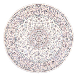 Tappeto Persero - Nain - Premio rotondo  - 247 x 247 cm - crema