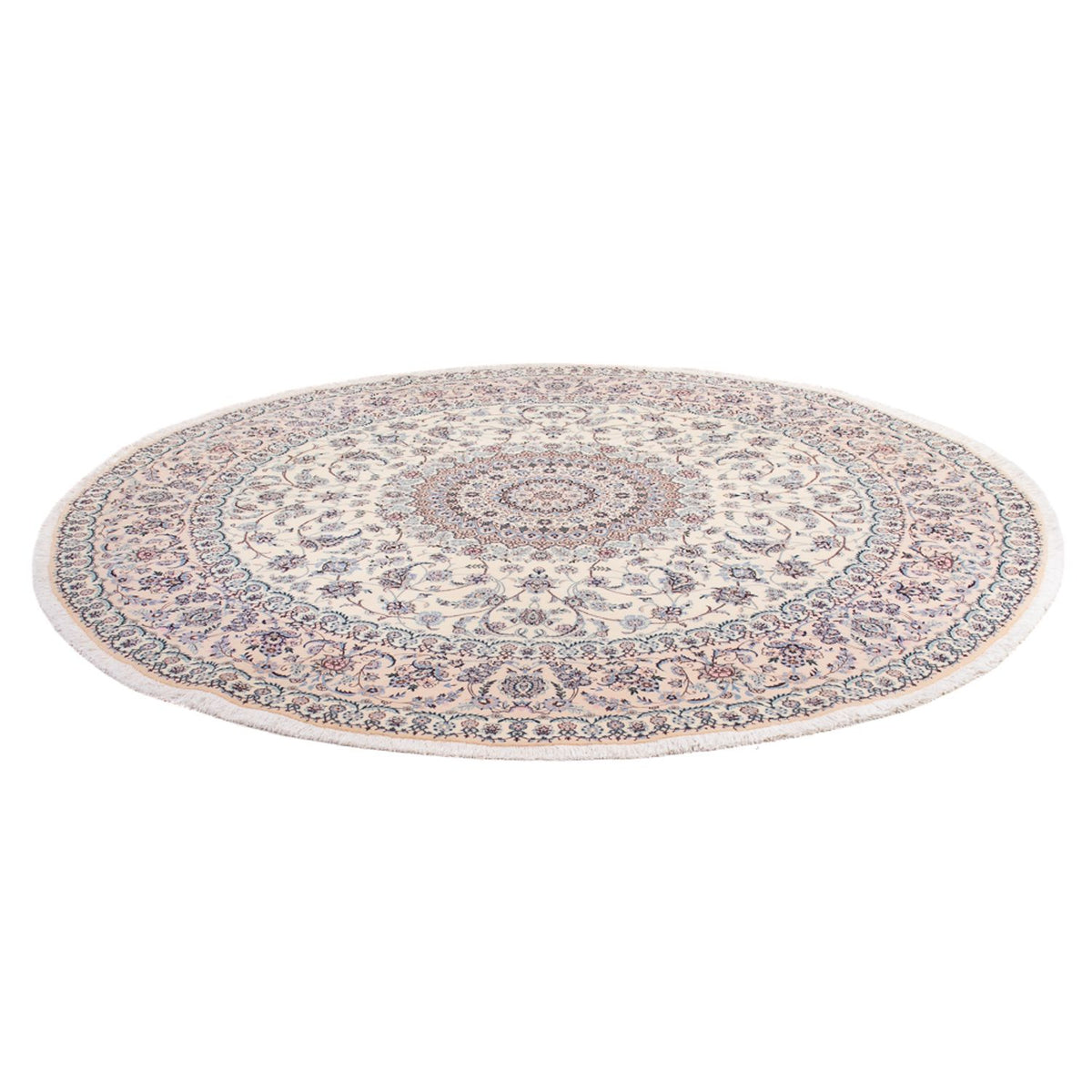Tappeto Persero - Nain - Premio rotondo  - 247 x 247 cm - crema