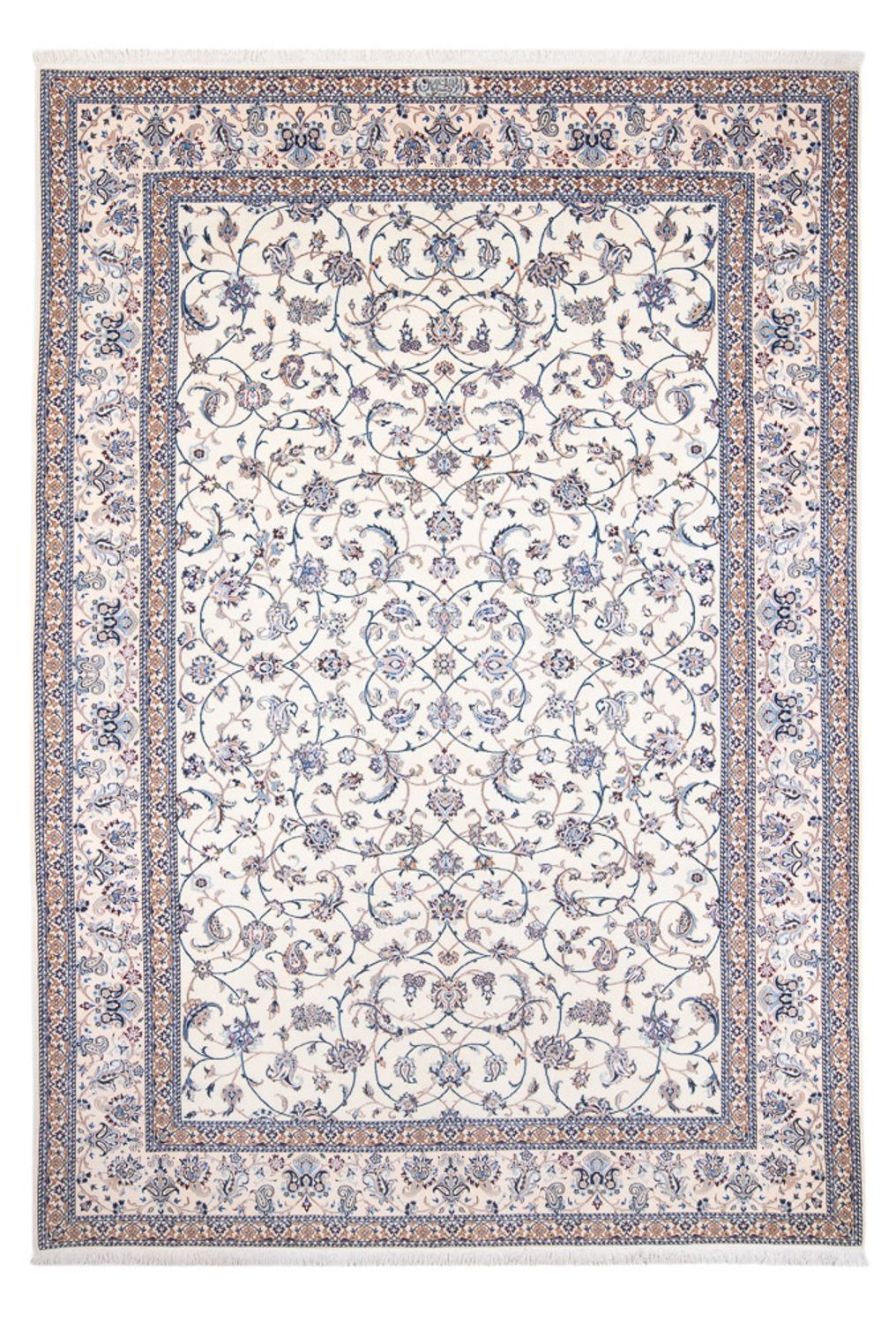 Tappeto Persero - Nain - Premio - 305 x 204 cm - crema