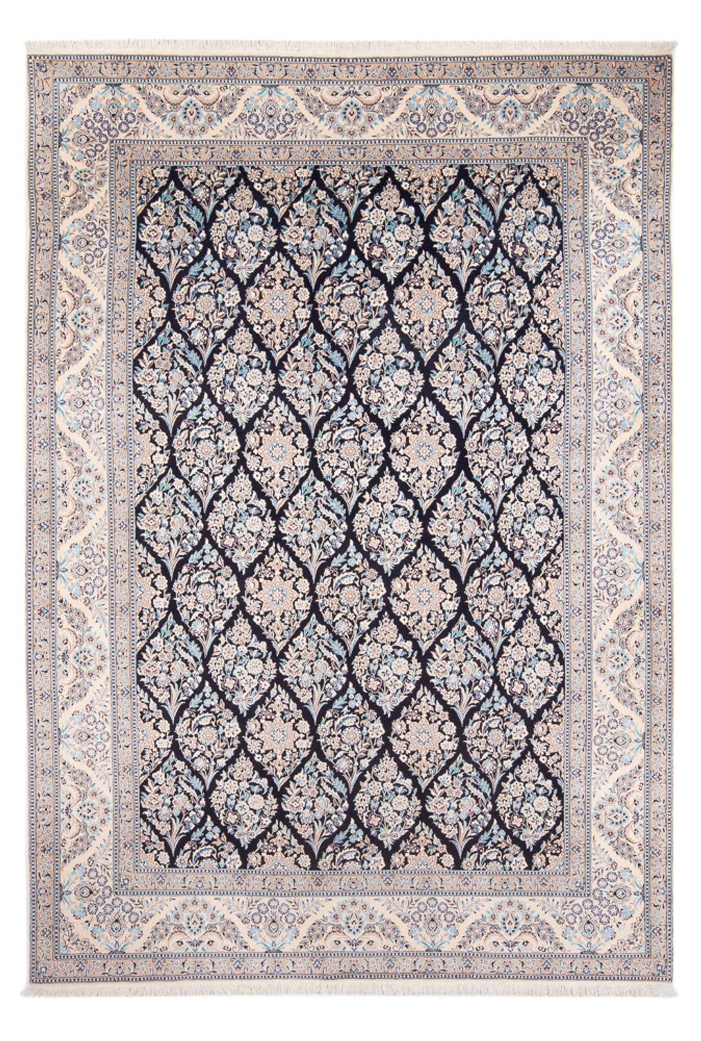 Tappeto Persero - Nain - Premio - 302 x 200 cm - blu scuro