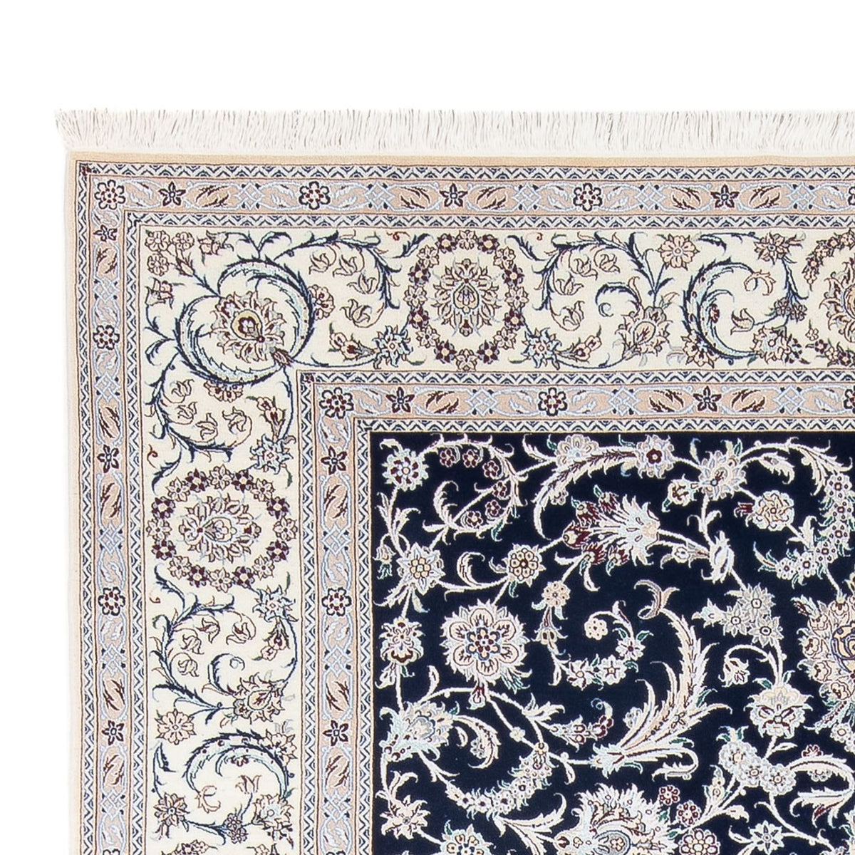 Tappeto Persero - Nain - Premio - 298 x 195 cm - blu scuro