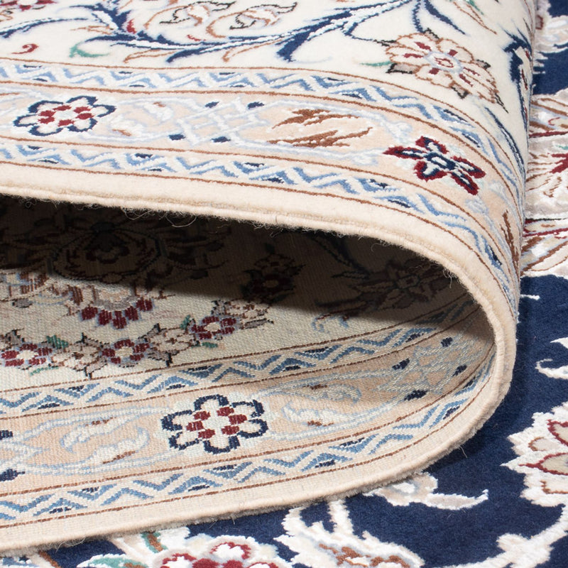 Tappeto Persero - Nain - Premio - 298 x 195 cm - blu scuro