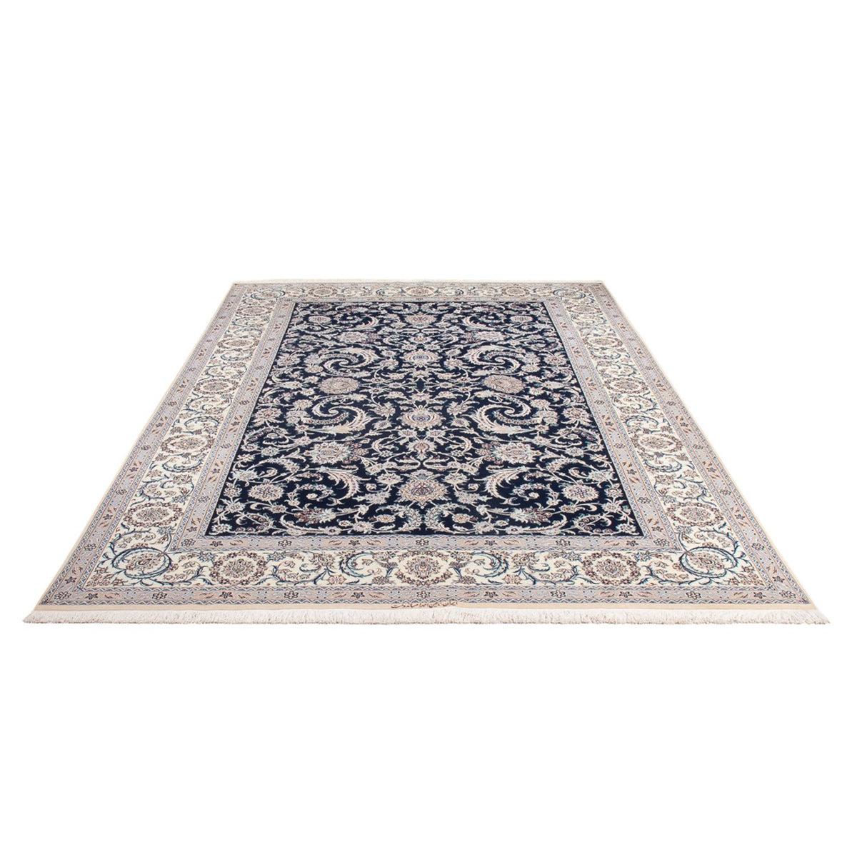 Tappeto Persero - Nain - Premio - 298 x 195 cm - blu scuro