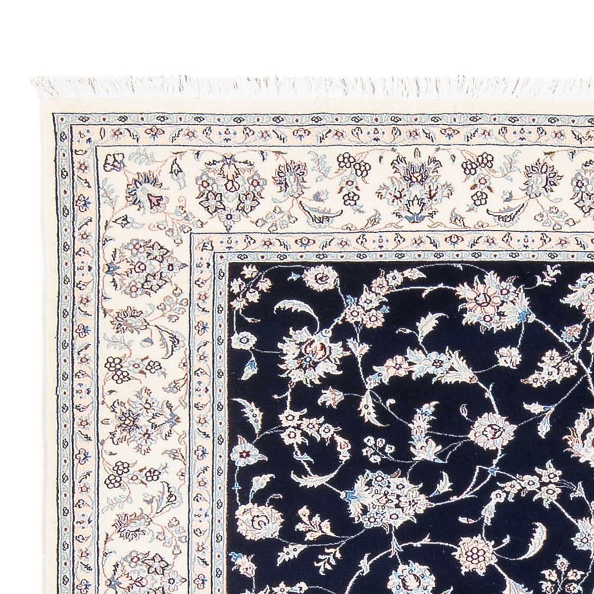 Tappeto Persero - Nain - Premio - 203 x 151 cm - blu scuro