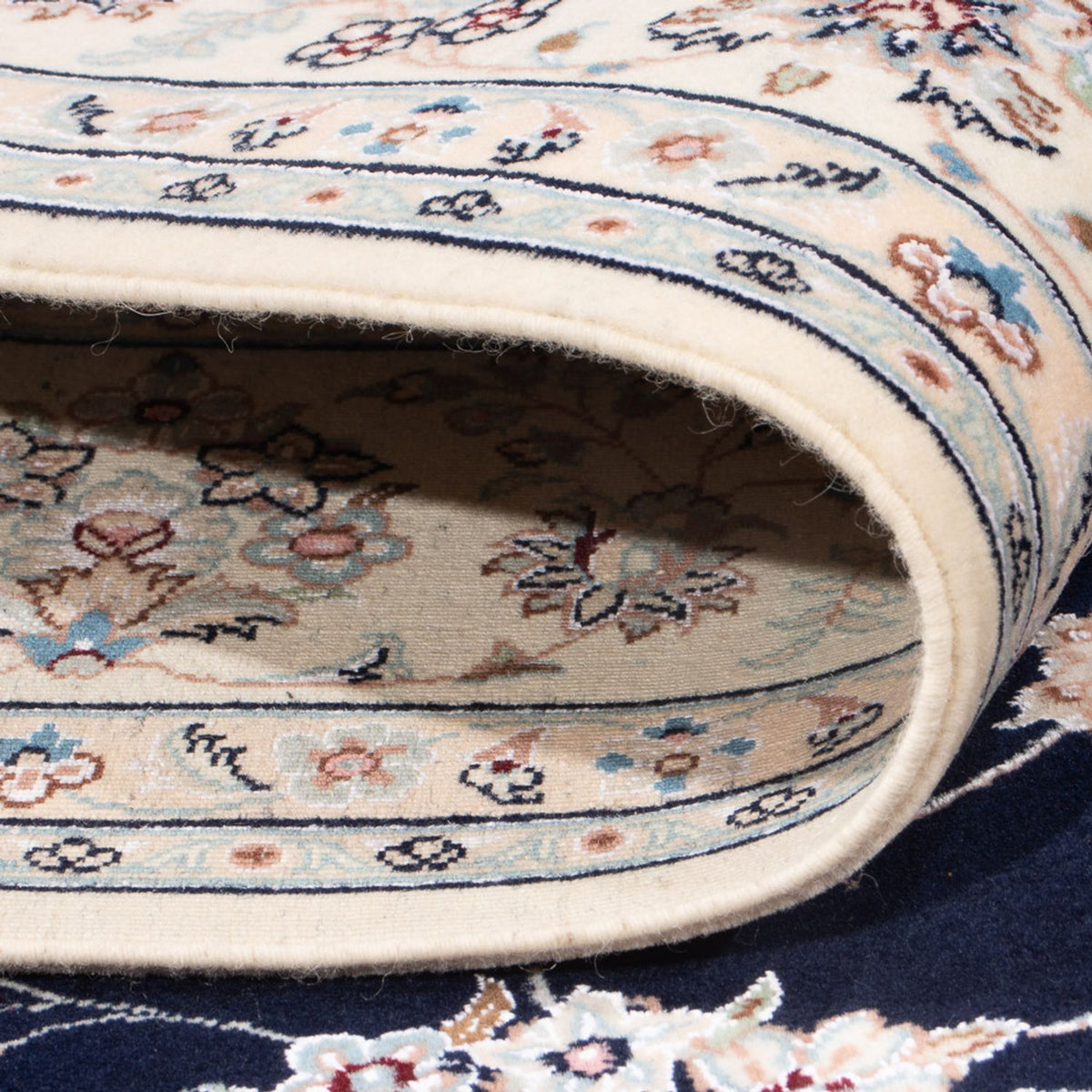 Tappeto Persero - Nain - Premio - 203 x 151 cm - blu scuro