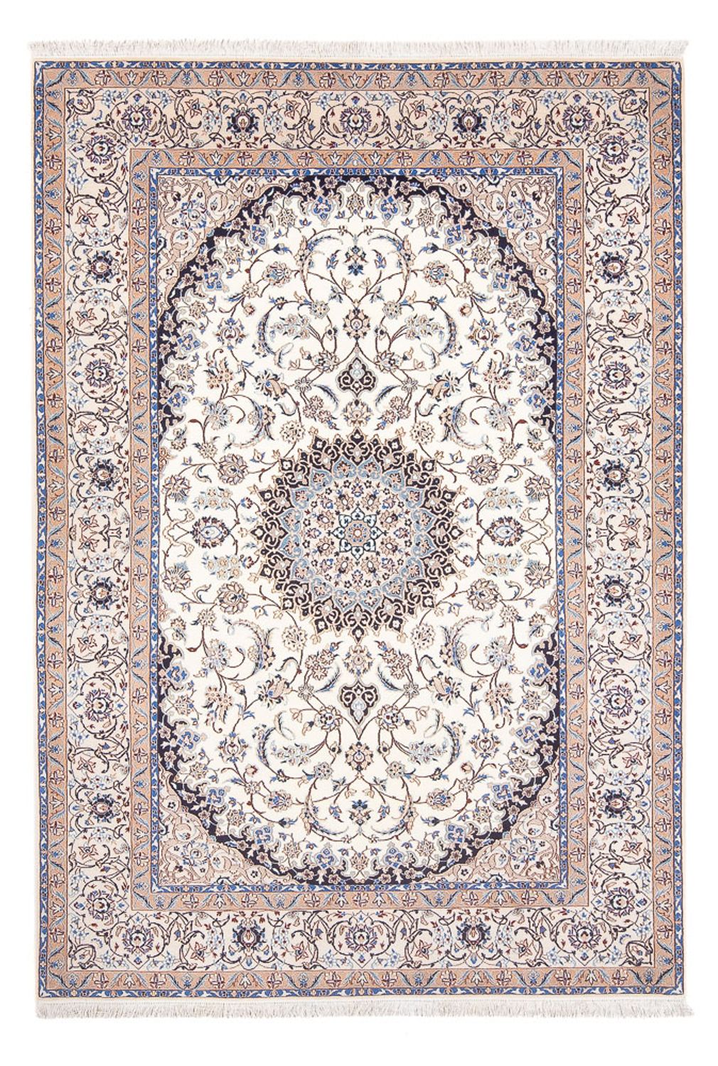 Tappeto Persero - Nain - Premio - 235 x 152 cm - crema