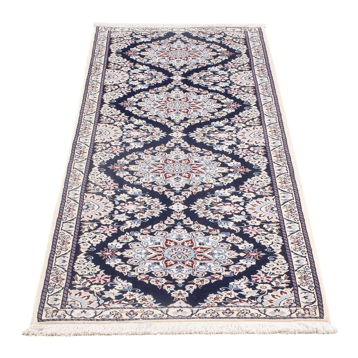 Tappeto corsia Tappeto Persero - Nain - Premio - 188 x 58 cm - blu scuro