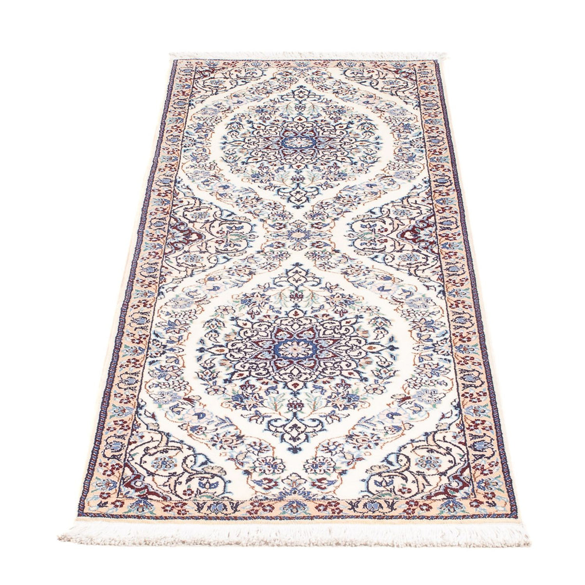 Tappeto corsia Tappeto Persero - Nain - Premio - 150 x 50 cm - crema