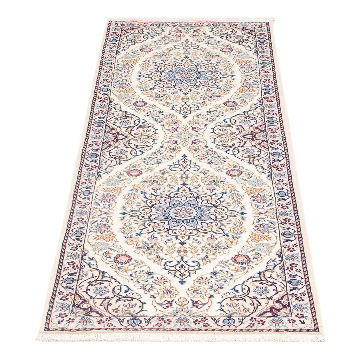 Tappeto corsia Tappeto Persero - Nain - Premio - 156 x 48 cm - crema