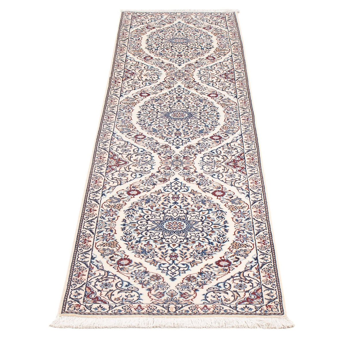 Tappeto corsia Tappeto Persero - Nain - Premio - 208 x 49 cm - beige scuro