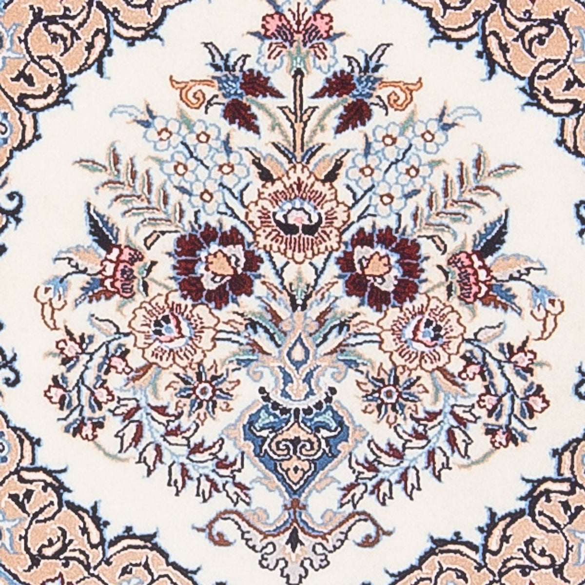 Tappeto corsia Tappeto Persero - Nain - Premio - 204 x 50 cm - crema