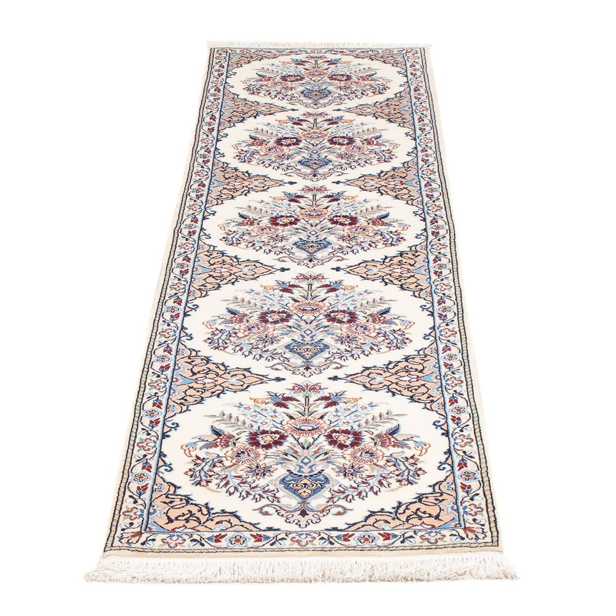 Tappeto corsia Tappeto Persero - Nain - Premio - 204 x 50 cm - crema