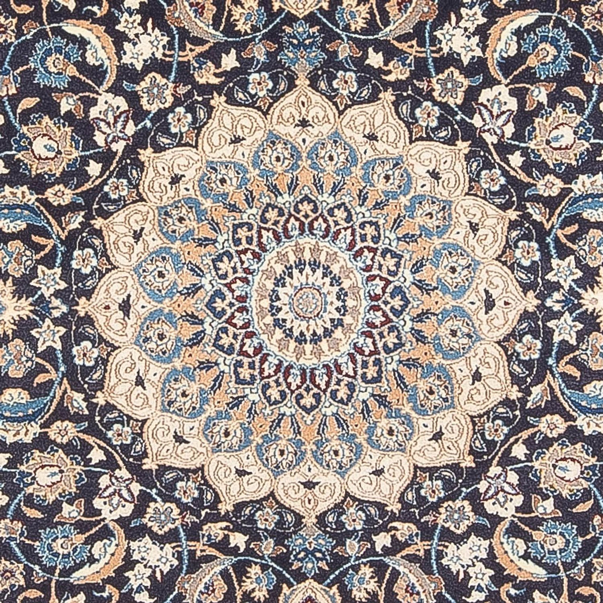 Tappeto Persero - Nain - Premio - 202 x 129 cm - blu scuro