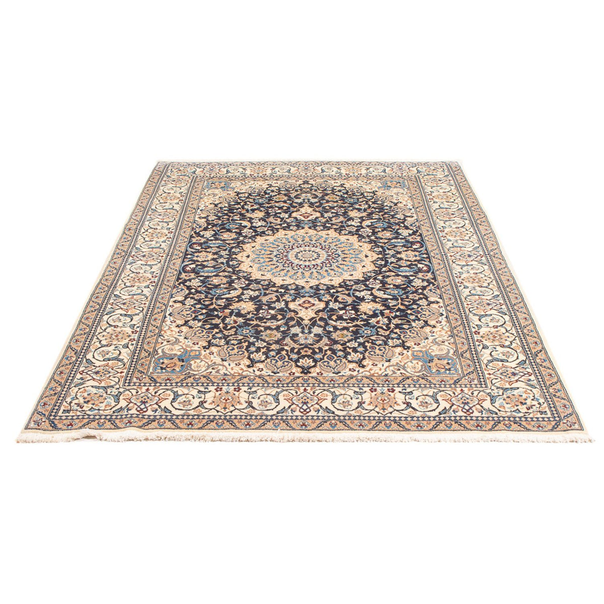Tappeto Persero - Nain - Premio - 202 x 129 cm - blu scuro