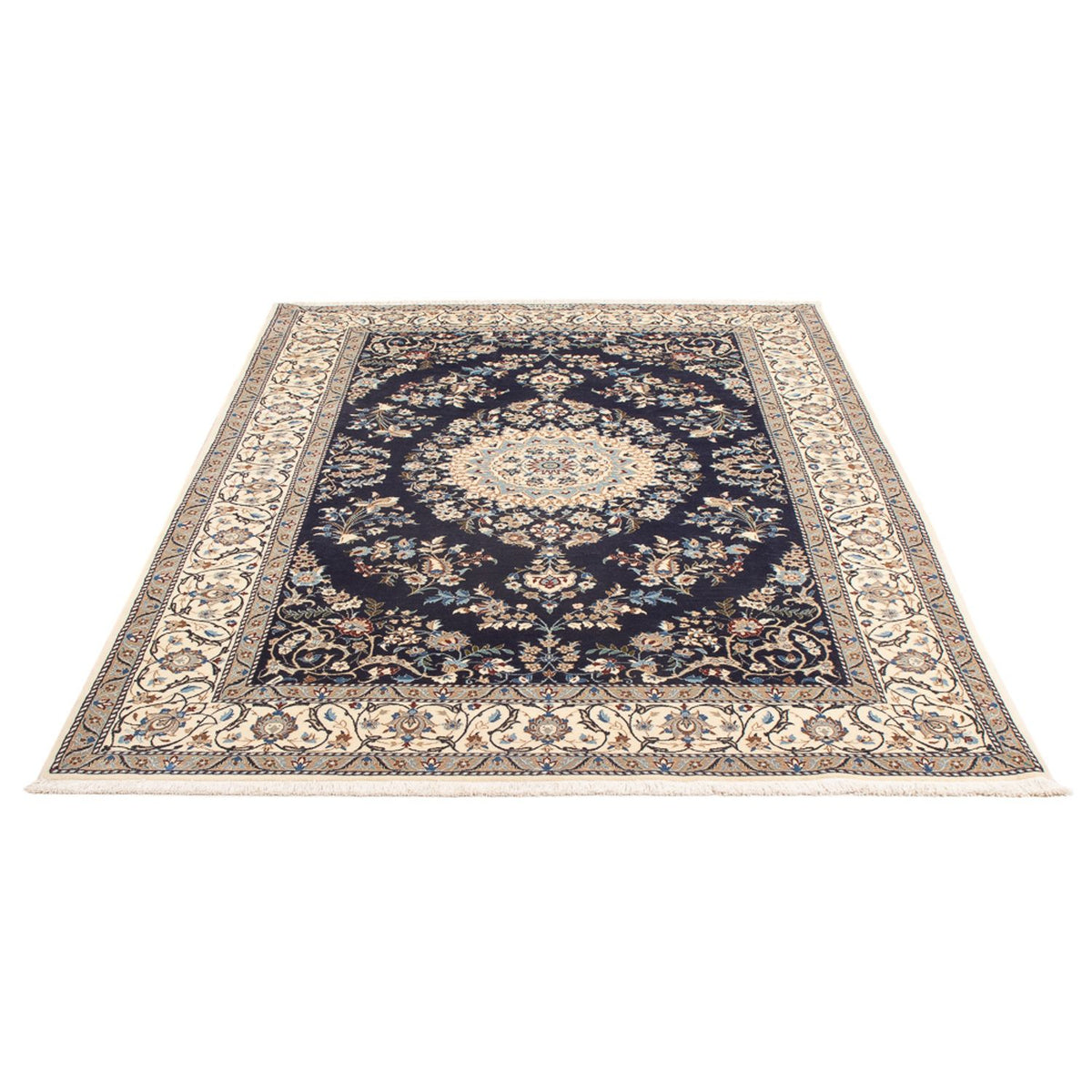 Tappeto Persero - Nain - Premio - 205 x 135 cm - blu scuro
