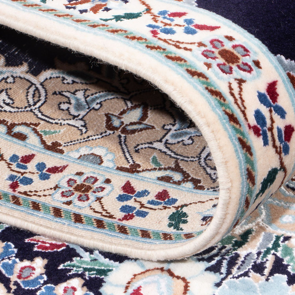 Tappeto corsia Tappeto Persero - Nain - Premio - 227 x 48 cm - blu scuro