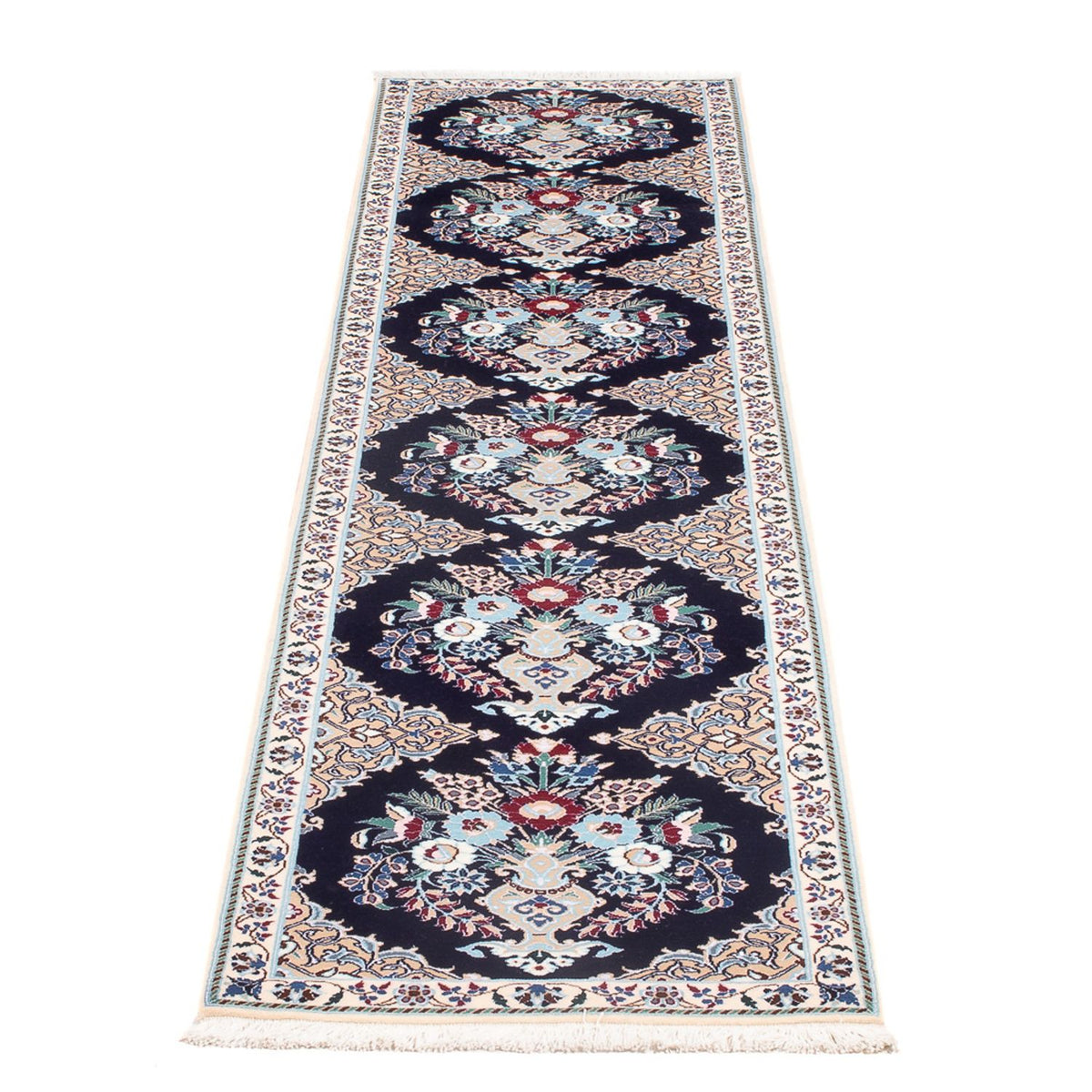 Tappeto corsia Tappeto Persero - Nain - Premio - 227 x 48 cm - blu scuro