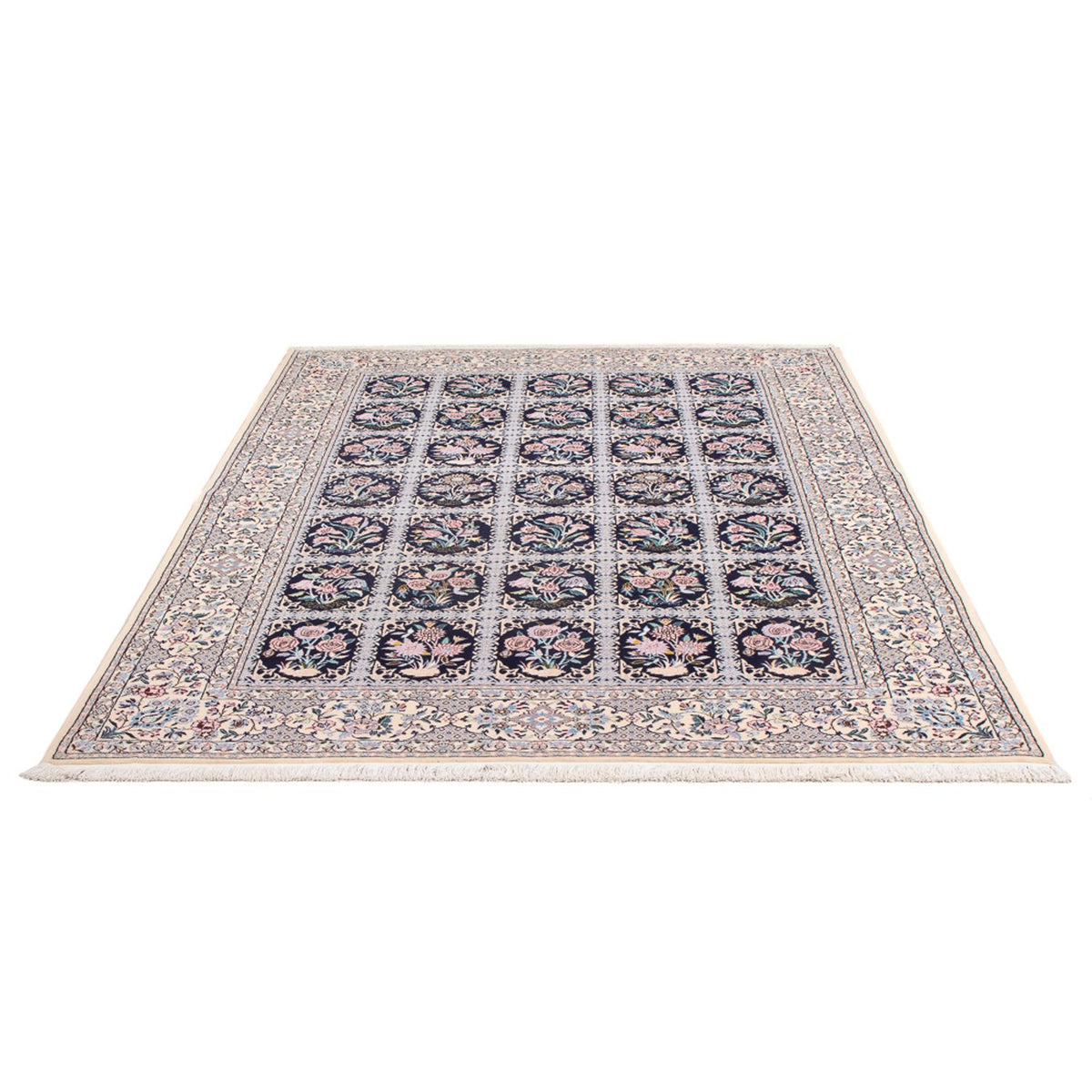 Tappeto Persero - Nain - Premio - 220 x 148 cm - blu scuro