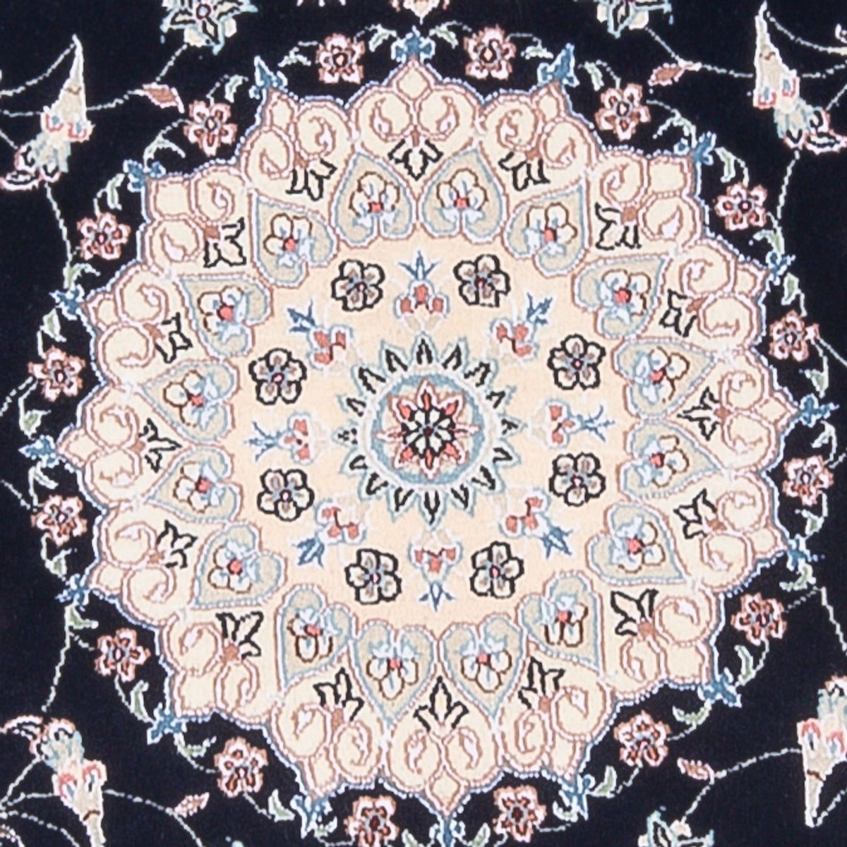 Tappeto Persero - Nain - Premio - 141 x 93 cm - blu scuro