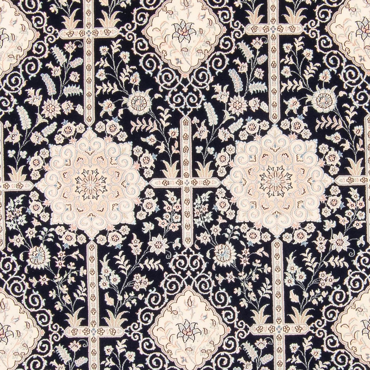 Tappeto Persero - Nain - 263 x 245 cm - blu scuro