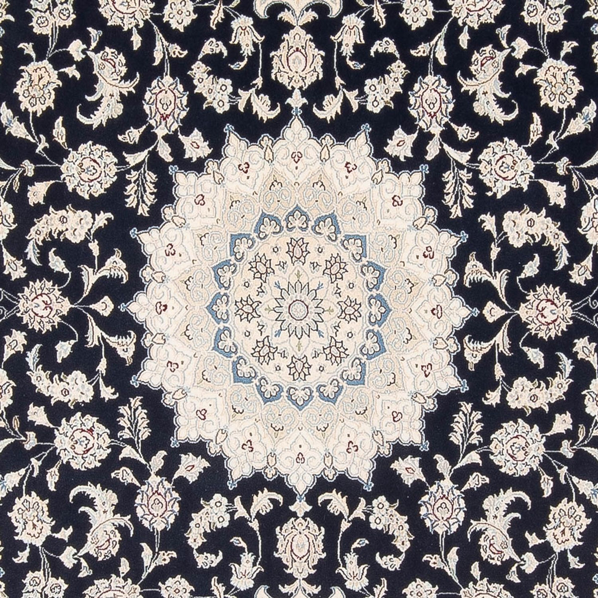 Tappeto Persero - Nain - 297 x 198 cm - blu scuro